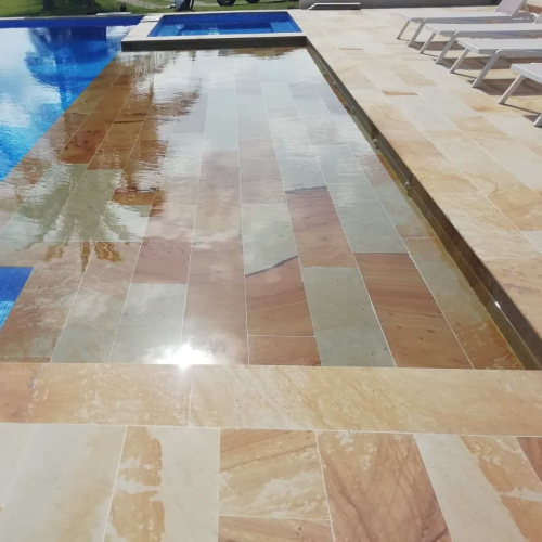 Borde de Piscina Piedra Muñeca