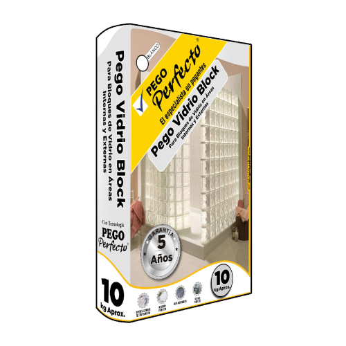 Pego Vidrio Block Int/Ext 10kg