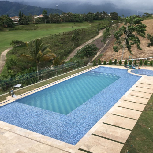 Piso Piscina Travertino Ivory Classic