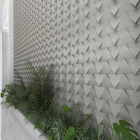 Pared Concreto Origami 17.3x20cm Blanco